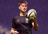 Josh Hathaway in action for Gloucester match