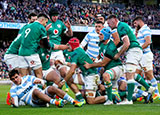 Josh van der Flier after scoring a try for Ireland v Argentina in 2021 autumn internationals