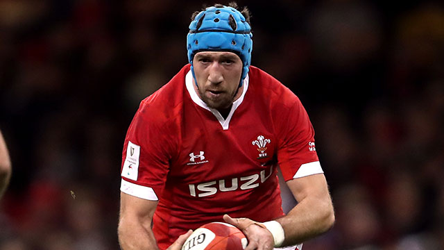 Justin Tipuric in action for Wales during the 2020 Six Nations
