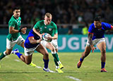 Keith Earls in action for Ireland v Samoa in 2019 Rugby World Cup