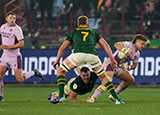 Kyle Rowe in action for Scotland against South Africa during 2026 Nations Championship