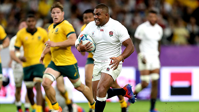 Kyle Sinckler scored a try for England against Australia in World Cup