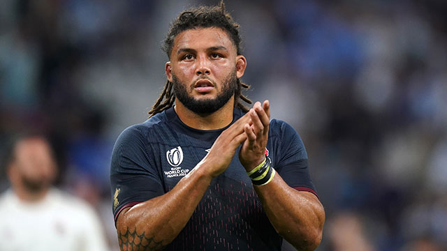 Lewis Ludlam during the England v Argentina match at 2023 Rugby World Cup