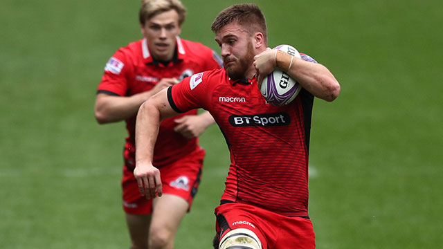 Luke Crosbie in action for Edinburgh Rugby