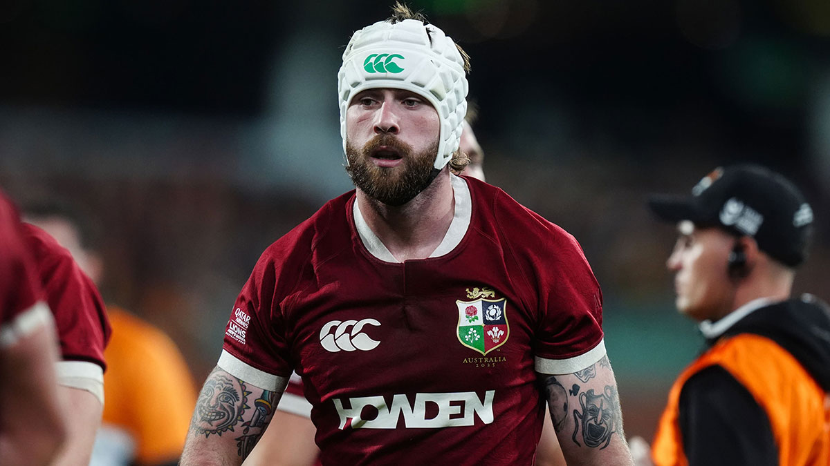 Mack Hansen at AUNZ Invitational v Lions match during 2025 Lions Tour