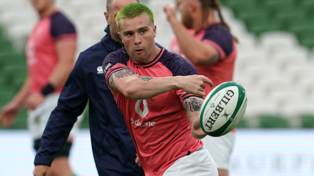 Mack Hansen at Ireland training session during 2023 summer internationals