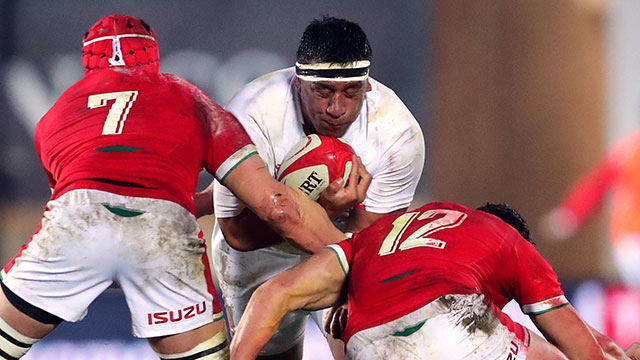 Mako Vunipola in action for England against Wales in 2020 Autumn Nations Cup