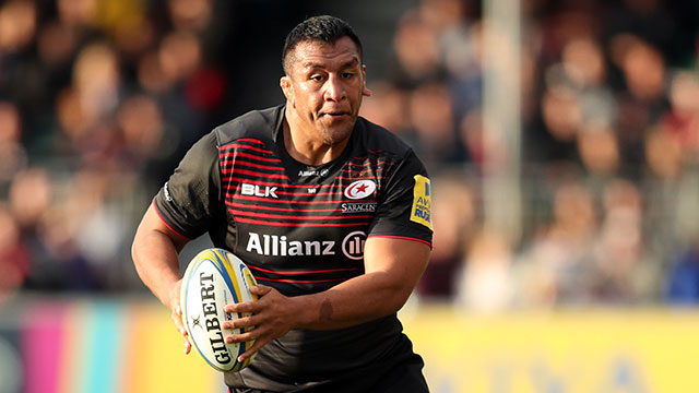 Mako Vunipola playing for Saracens