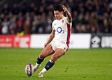 Marcus Smith kicks a last minute penalty for England v South Africa in 2021 autumn internationals