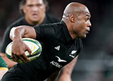 Mark Telea in action for New Zealand v South Africa during 2023 Summer Internationals