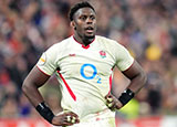 Maro Itoje at France v England match during 2026 Six Nations