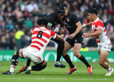 Maro Itoje in action for England v Japan during 2018 Autumn internationals