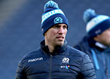 Mike Blair during Captains run in Six Nations