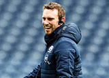 Mike Blair during captain's run at Murrayfield