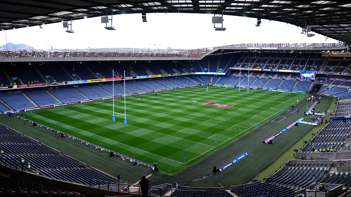 Murrayfield before Scotland v Fiji match in 2024 Autumn Internationals
