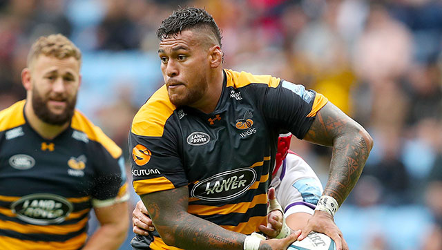 Nathan Hughes playing for Wasps