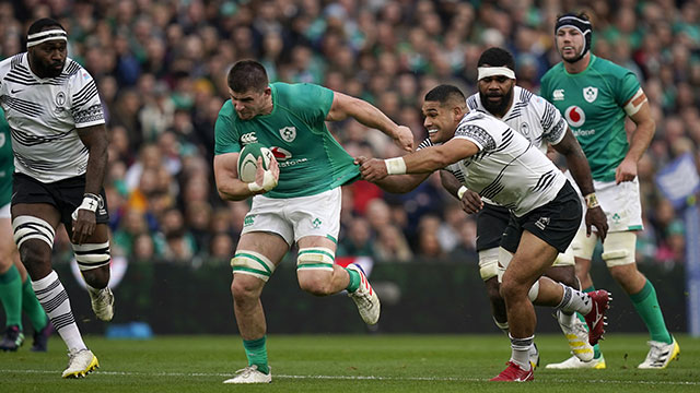 Nick Timoney in action for Ireland v Fiji during 2022 Autumn Internationals