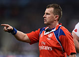 Nigel Owens referees France v England in 2016 Six Nations