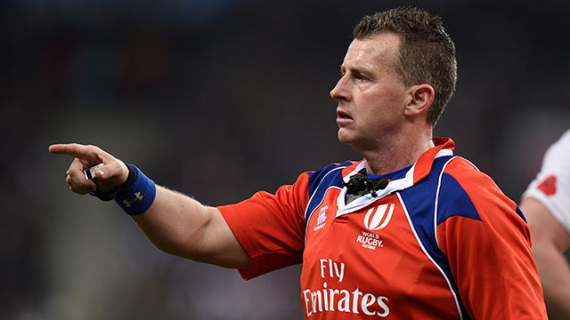 Nigel Owens referees France v England in 2016 Six Nations