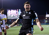 Ollie Smith in action for Glasgow Warriors v Stade Rochelais in Heineken Champions Cup