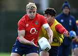Ollie Thorley has been training at flanker with England
