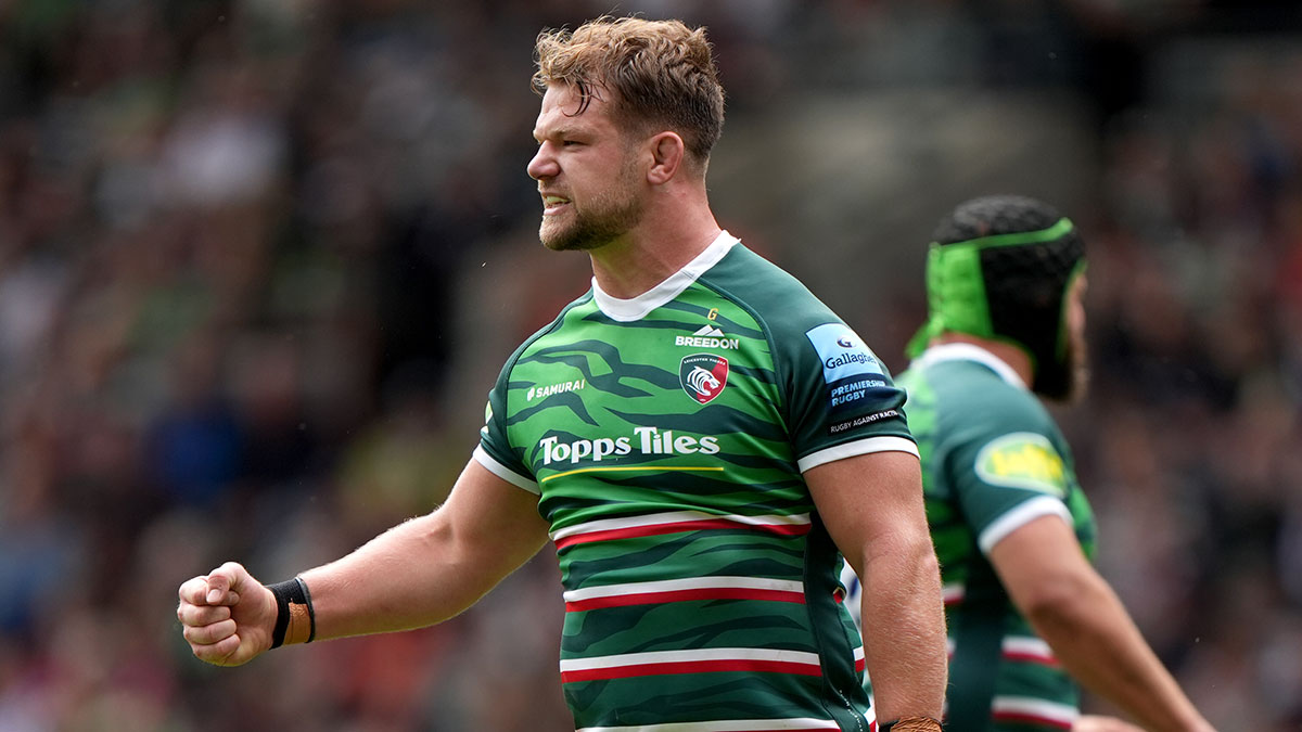 Olly Cracknell at Leicester Tigers v Sale Sharks match in June 2025