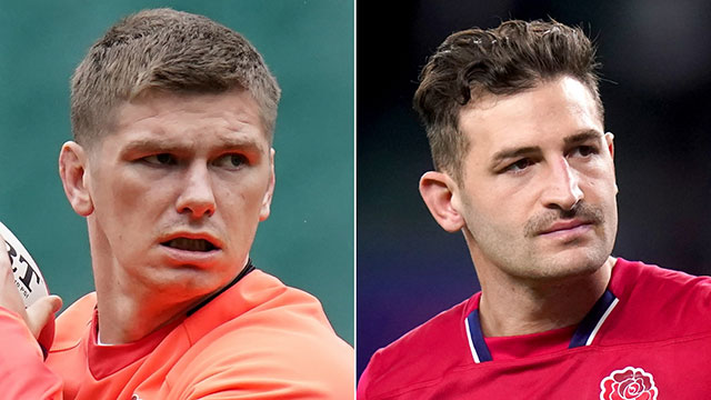 Owen Farrell and Jonny May photos