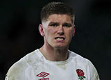 Owen Farrell during England v France match in 2023 Six Nations