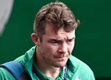 Peter O'Mahony before Scotland v Ireland match in 2019 Six Nations