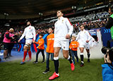 Players walk out of the tunnel before France v England in 2020 Six Nations