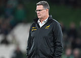 Rassie Erasmus before Ireland v South Africa match during 2025 Autumn Internationals
