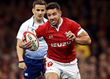 Rhys Webb in action for Wales during Six Nations