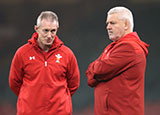 Rob Howley and Warren Gatland during 2018 Autumn Internationals