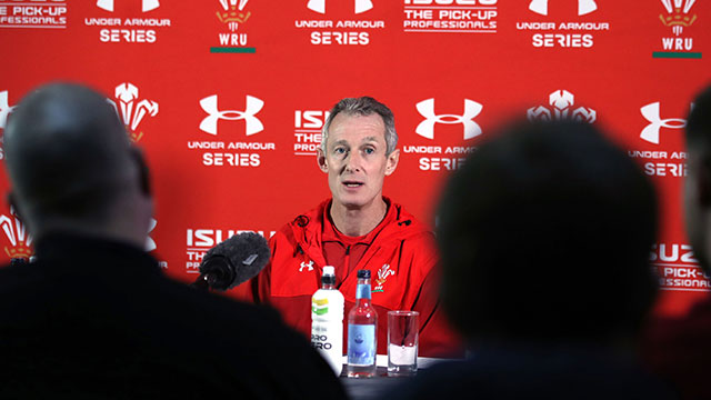 Rob Howley at Wales press conference