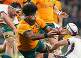 Rob Valetini in action for Australia against England during 2024 Autumn Internationals