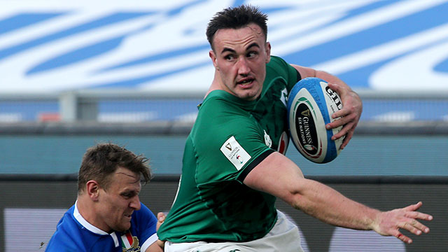 Ronan Kelleher in action for Ireland against Italy in 2023 Six Nations