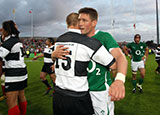 Ronan O'Gara playing for Ireland against Barbarians