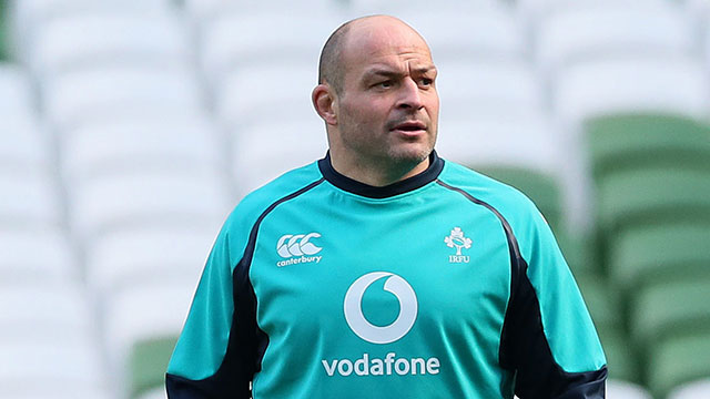 Rory Best in training with Ireland during 2019 Six Nations