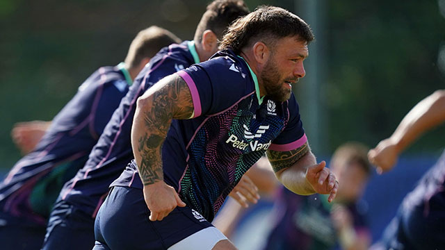 Rory Sutherland in training for Scotland