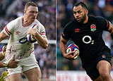 Sam Simmonds and Billy Vunipola