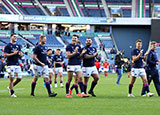 Scotland players do a lap of the pitch after beating Tonga in 2021 autumn series