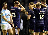 Scotland players look dejected after losing to Argentina during 2025 Autumn Internationals