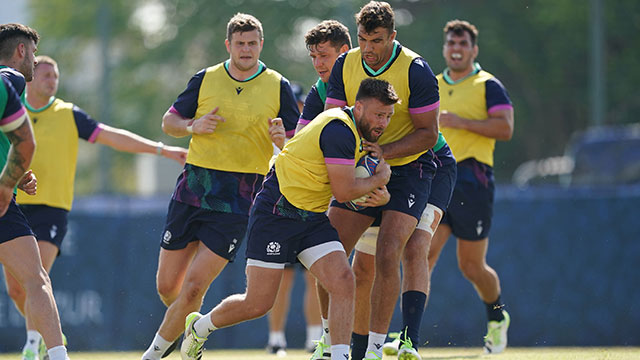 Scotland training session in Stade des Arboras for 2023 Rugby World Cup