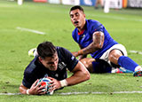 Sean Maitland scores a try for Scotland v Samoa at World Cup