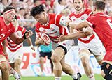 Sena Kimura in action for Japan v Wales in 2nd Test of 2025 summer tour