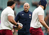 Steve Borthwick before France v England match in 2024 Six Nations