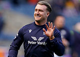 Stuart Hogg at the Scotland v Ireland match in 2023 Six Nations