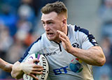 Stuart Hogg in action for Scotland during 2019 Six Nations