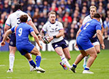 Stuart Hogg in action for Scotland v France in 2022 Six Nations