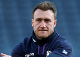 Stuart Hogg training with Scotland during 2019 Six Nations